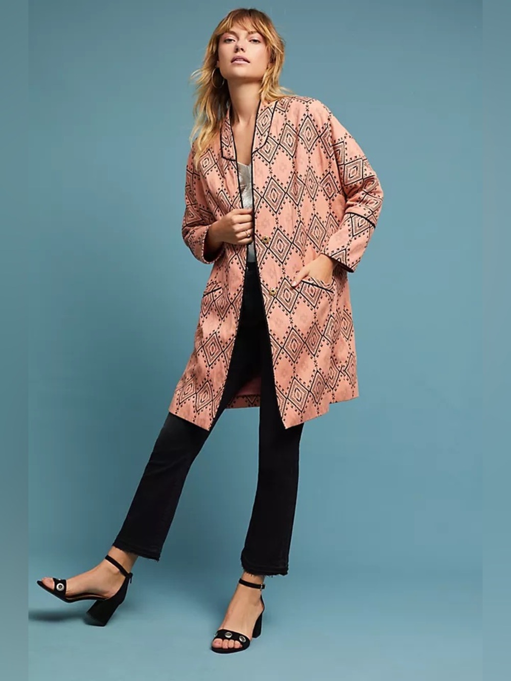 Anthropologie Seen Worn Kept Jessie Tapestry Coat